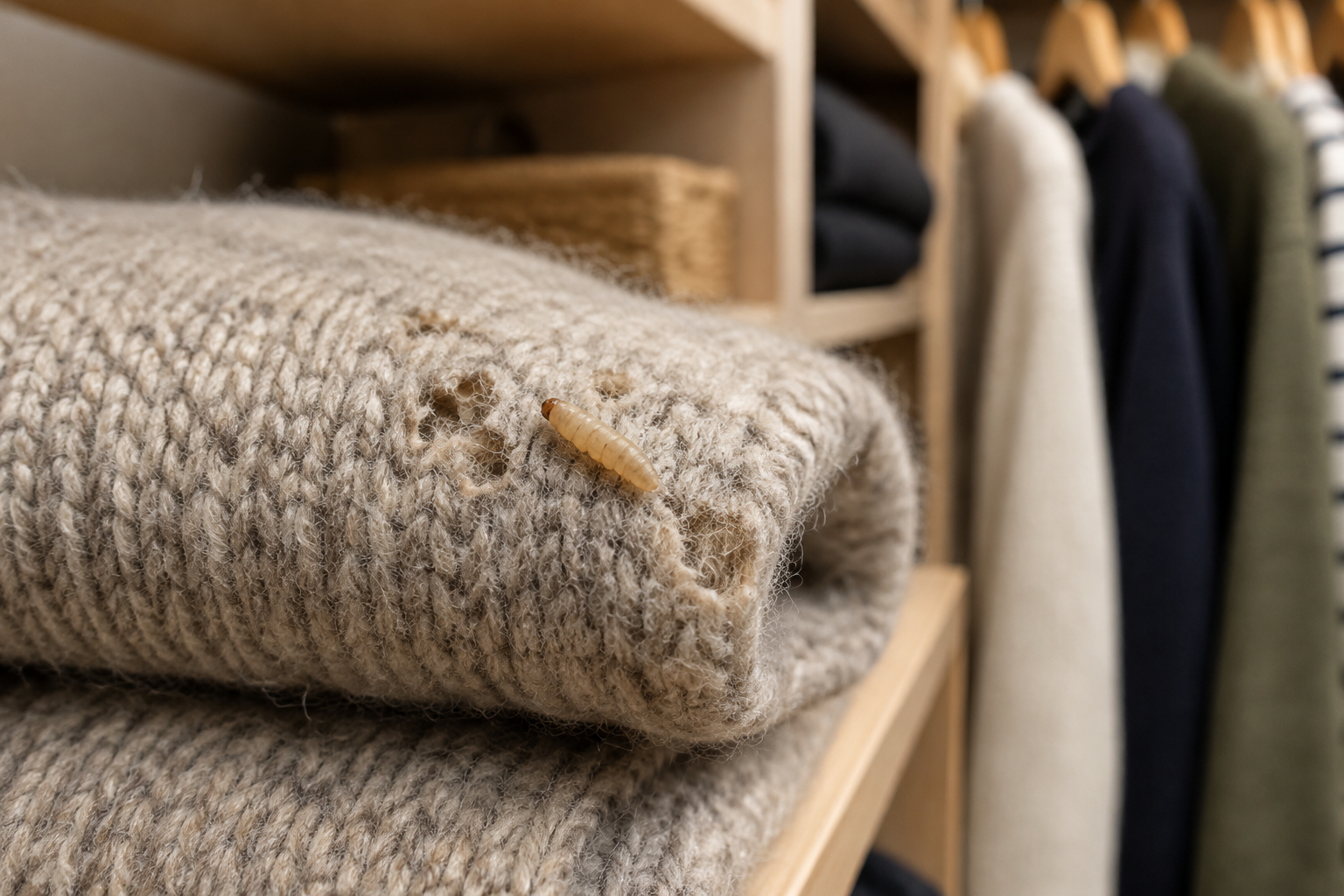 Clothes Moths in the Closet: How to Find the Source and Stop Damage