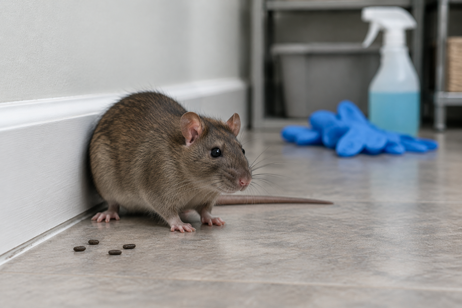 How to Clean Up Rat Droppings and Other Rodent Waste Safely