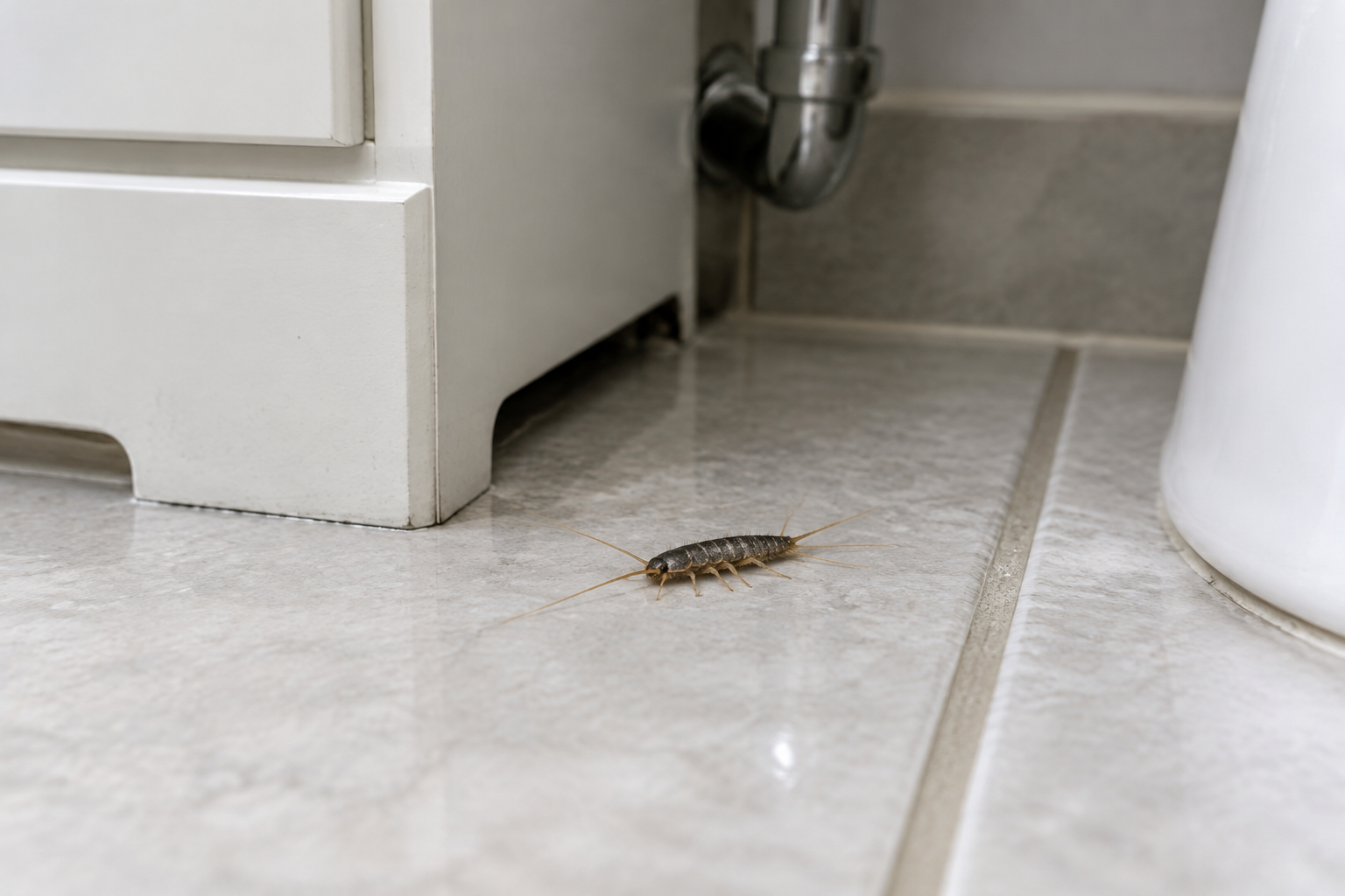 Silverfish in the Bathroom: Why They Appear and What to Do